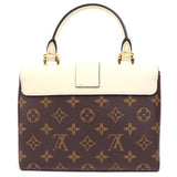 Louis Vuitton Locky BB Monogram Creme Shoulder Bag Leather
