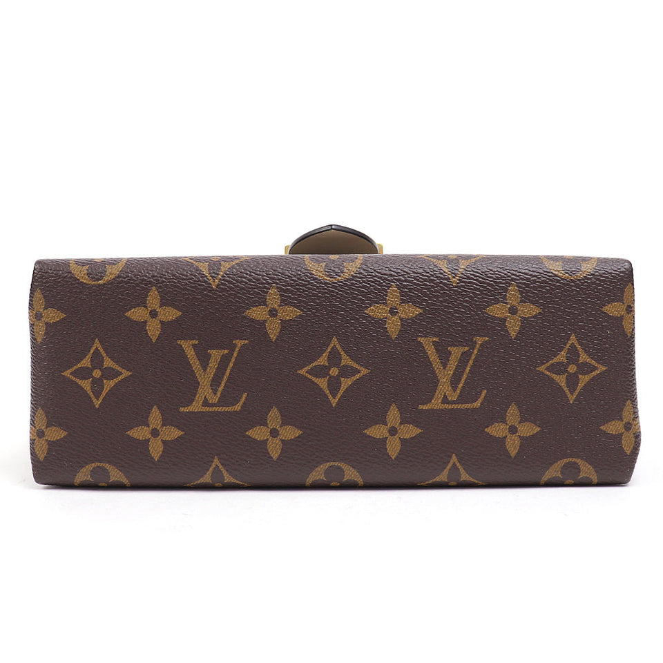 Louis Vuitton Locky BB Monogram Creme Shoulder Bag Leather