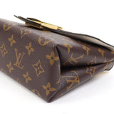 Louis Vuitton Locky BB Monogram Creme Shoulder Bag Leather