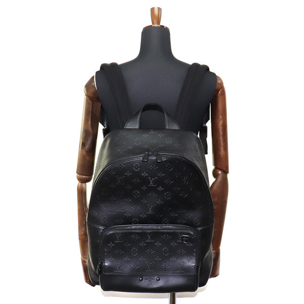 Louis Vuitton Racer Backpack Monogram Shadow Rucksack Daybag Black