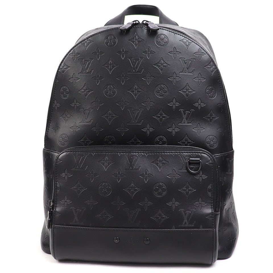 Louis Vuitton Racer Backpack Monogram Shadow Rucksack Daybag Black