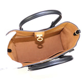 Louis Vuitton On My Side MM Noir Brown Monogram Canvas Leather 2way