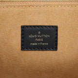Louis Vuitton On My Side MM Noir Brown Monogram Canvas Leather 2way