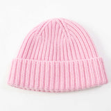 Gucci Knit cap 764594 Main: 85% wool, Main: 15% cashmere, Part: Lamb leather pink Women M 57 21cm