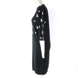 Hermes one piece Main: 100% cashmere, part: 83% rayon, part: 17% polyester Black Ivory Poste et Cavalerie Sabre Bag Women 34