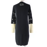 Hermes one piece Main: 100% cashmere, part: 83% rayon, part: 17% polyester Black Ivory Poste et Cavalerie Sabre Bag Women 34
