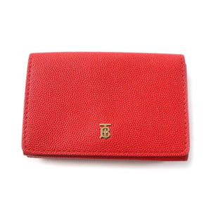 Burberry Tri-fold wallet Main: Leather Red Women