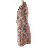 Gucci coat 643299 ZAF5E Outer material: 63% cotton, 14% nylon, 14% rayon, 9% polyester, 100% rayon Orange brown beige Women 38