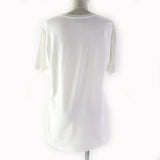 Gucci Short sleeve T-shirt 717422 XJFNE Main: 100% cotton, part: 51% acrylic, part: 49% wool white Women XS