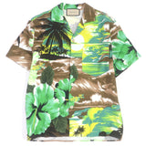 Gucci Short sleeve shirt 694123 Main: 100% rayon Brown type mens 44
