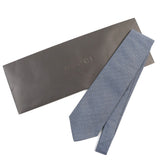 Gucci tie Main: 100% silk Gray Blue mens