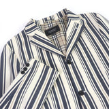 Burberry BLACK LABEL tailored jacket Outer: 70% cotton, Outer: 27% polyester, Outer: 3% polyurethane, Lining: cupra, Lining: polyester Ivorytype mens M