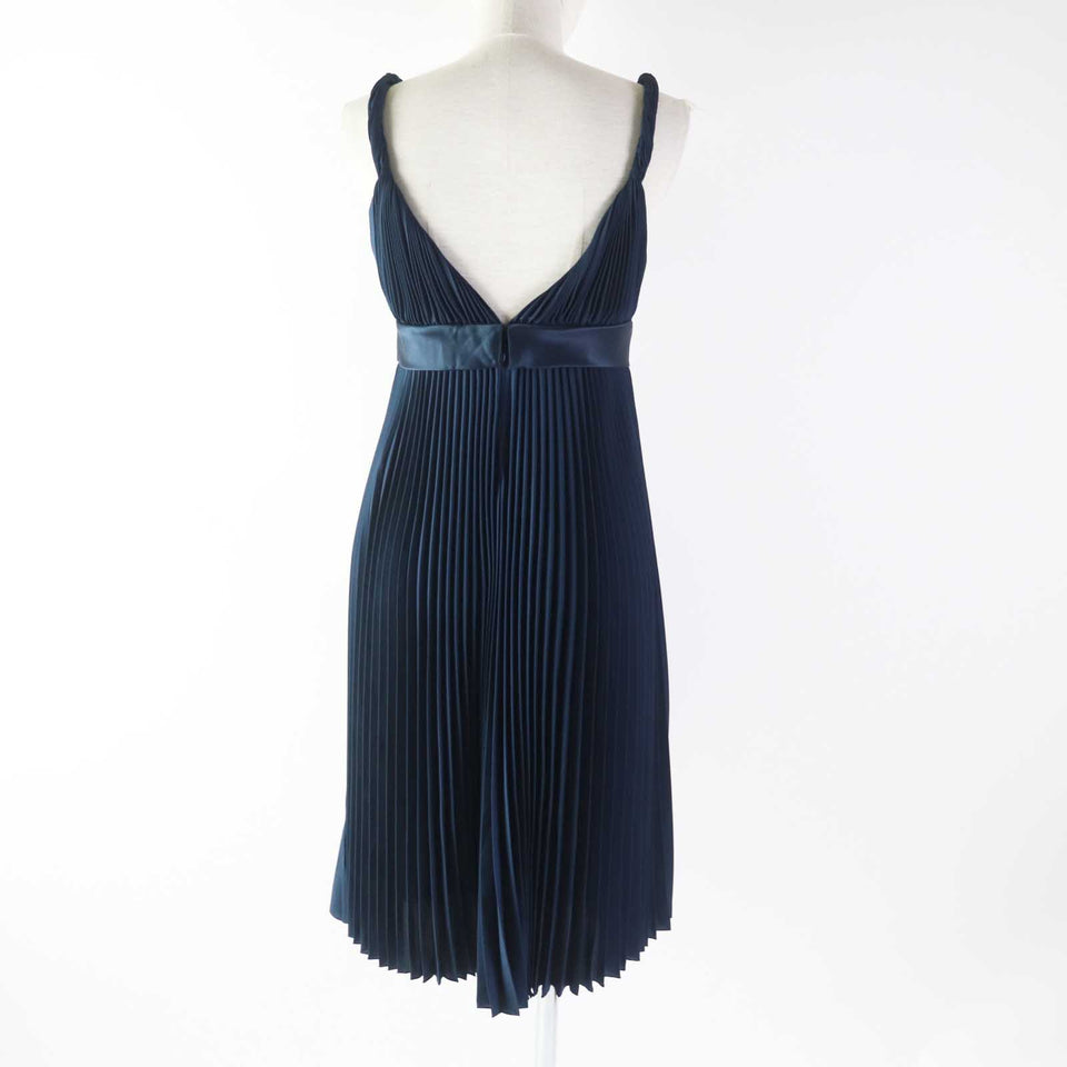 Burberry one piece 8038788 Outer: 100% polyester, part: 100% silk, part: 55% cotton, part: 45% viscose Navy Women 38