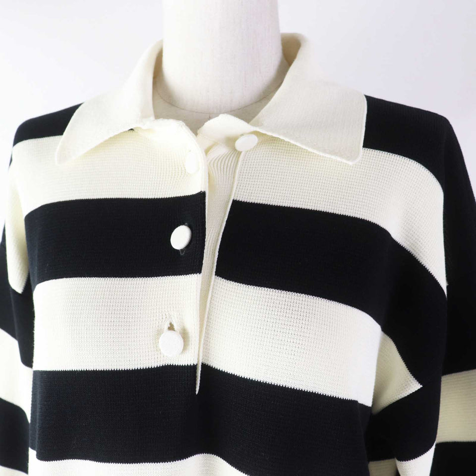 Gucci one piece 731592 Outer: 100% cotton, Part: 94% cotton, Part: 5% nylon, Part: 1% polyurethane, Applique: 100% polyester White black Women S