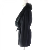 Burberry LONDON coat Outer: 65% Angora, Outer: 35% Wool, Lining: Cupra, Lining: Polyester black Women 38