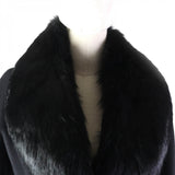 Burberry LONDON coat Outer: 65% Angora, Outer: 35% Wool, Lining: Cupra, Lining: Polyester black Women 38