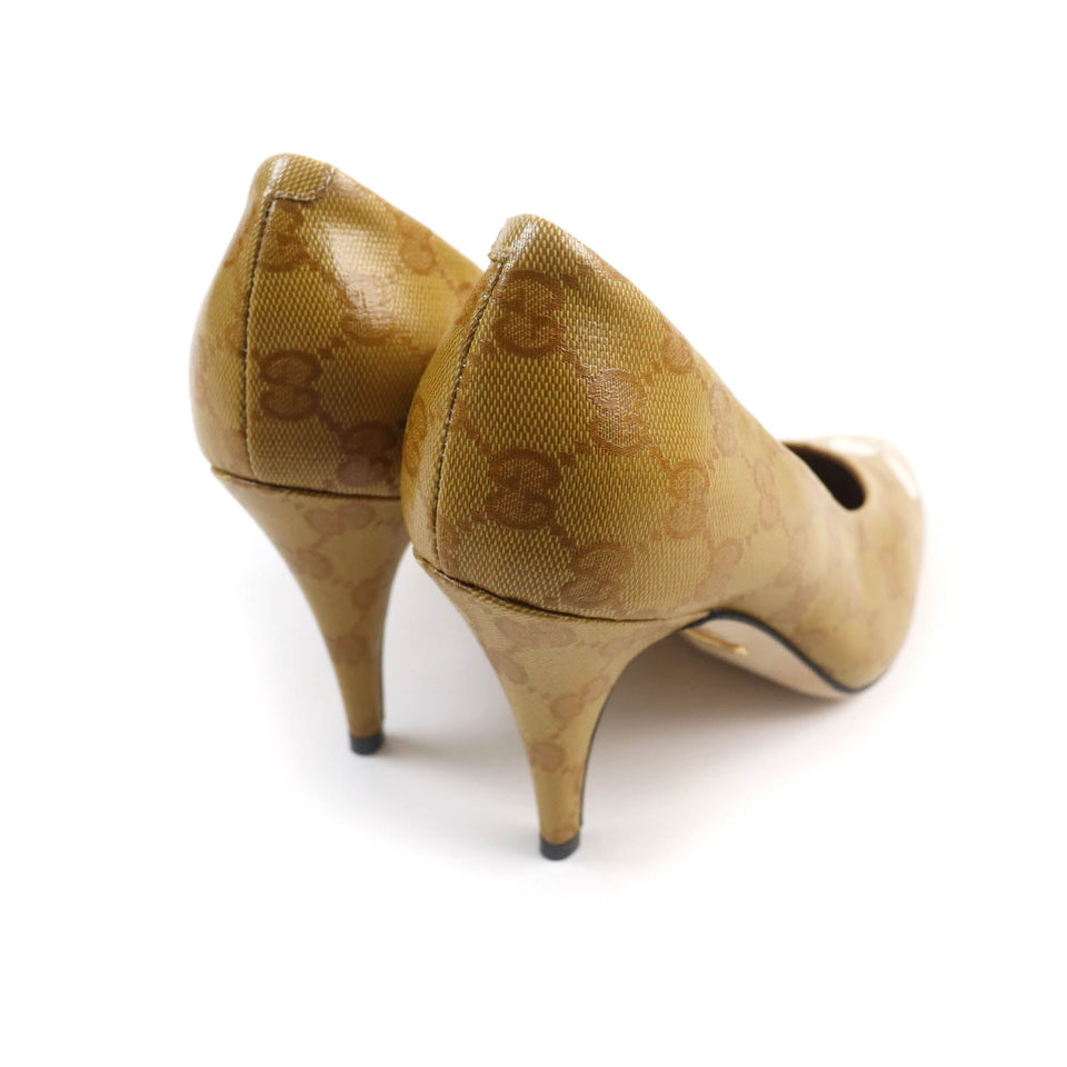 Gucci pumps 702221 Main: Leather Brown Women 37