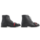 Gucci boots 496250 Main: Leather black mens 7