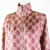 Gucci Jacket 625007 Outer: 100% silk, part: 53% rayon, part: 35% cotton, part: 12% polyester Bordeaux Beige Women S