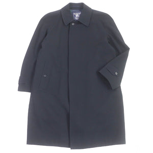 Burberry Stainless collar coat Outer material: 100% wool, Body lining: cotton, Sleeve lining: rayon Navy mens B89B