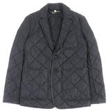 Burberry LONDON Blouson 3955308 Outer: 100% nylon, Lining: 55% acetate, Lining: 45% rayon, Filling: 100% polyester, Part: Lamb leather black mens 46