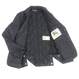 Burberry LONDON Blouson 3955308 Outer: 100% nylon, Lining: 55% acetate, Lining: 45% rayon, Filling: 100% polyester, Part: Lamb leather black mens 46