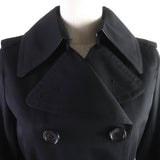 Burberry LONDON trench coat FR038-630 Outer: 100% cotton, Part: Leather, Lining: 100% cotton, Part: Cupra, Liner Main: 100% wool, Part: Cupra black Women 34