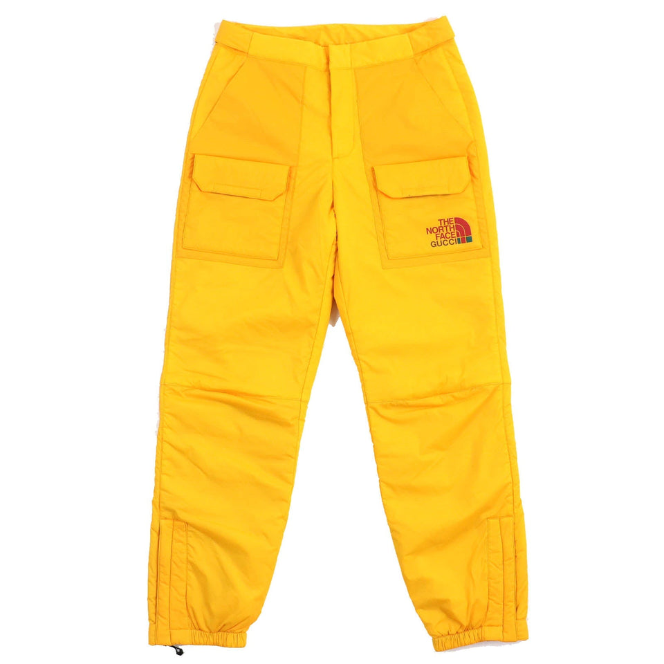 Gucci cargo pants 663764 Main: 88% nylon, Main: 12% polyurethane, Lining: 100% nylon, Filling: 100% polyester yellow mens S
