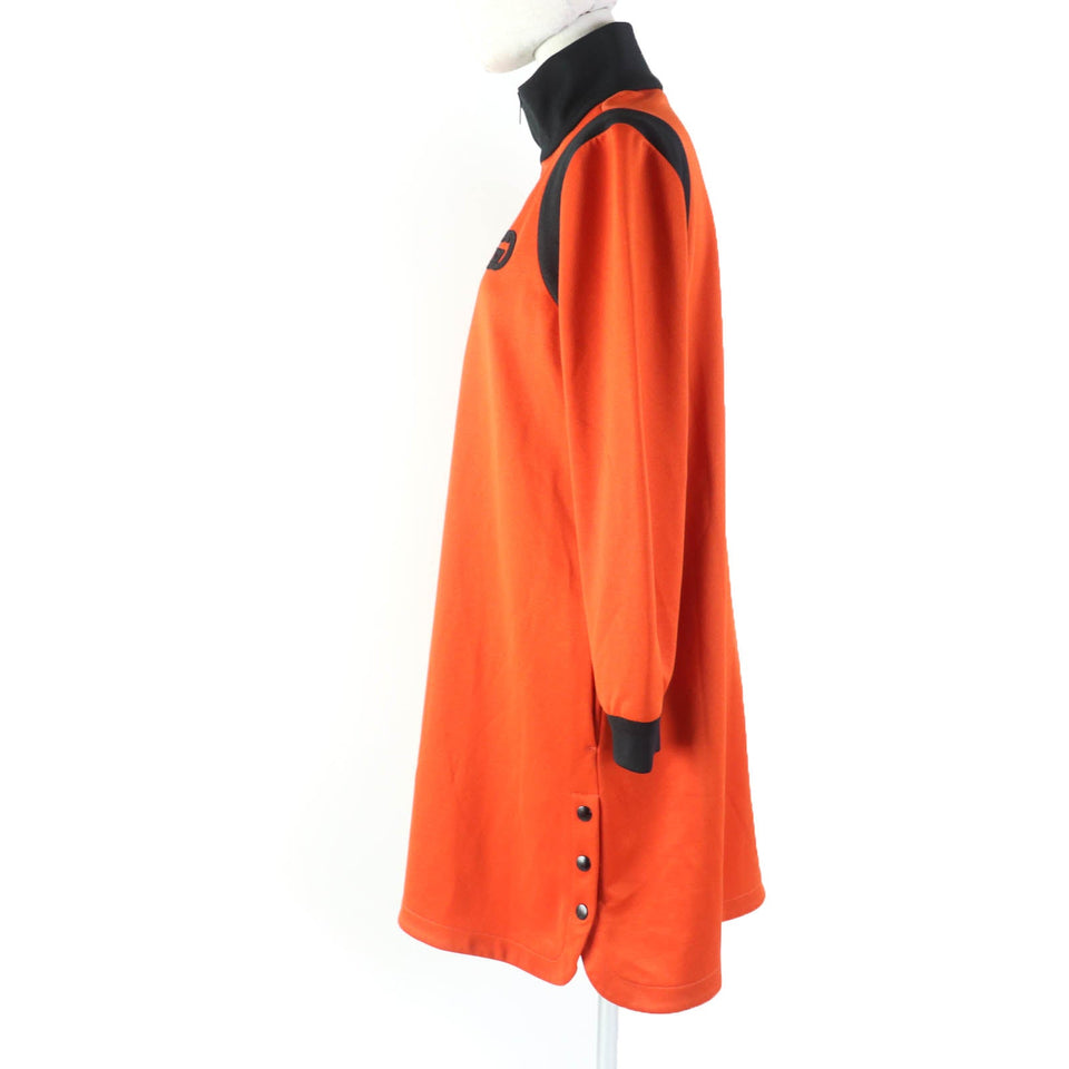 Gucci one piece 644599 Main: 55% polyester, Main: 45% cotton, Part: 72% polyester, Part: 25% nylon, Part: 3% polyurethane, Applique: 79% polyester, 21% nylon Orange black Women S