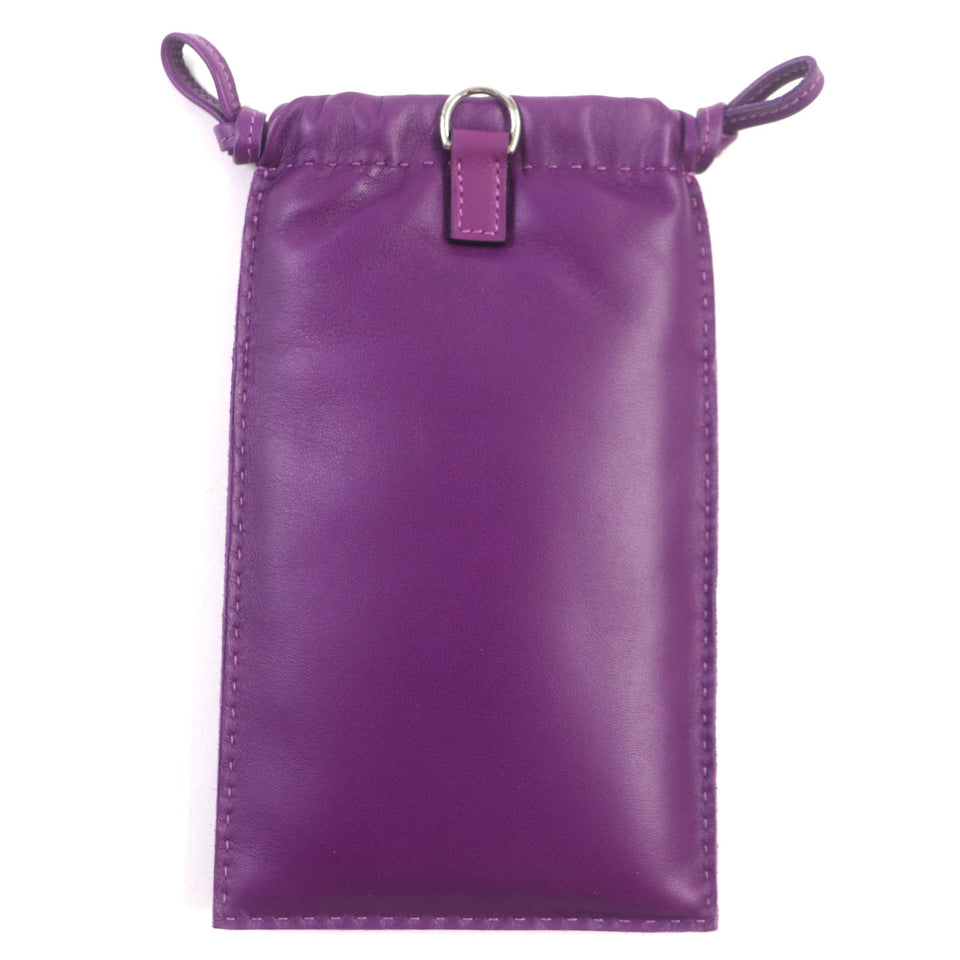 Hermes Pouch Anjou Miro Vaughan Swift purple Pilo mens