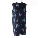 Gucci one piece 523247 Outer: 60% cotton, Outer: 40% wool, Part: 100% polyester, Lining: , Lining: 71% acetate 29% silk Dark navy Women 40