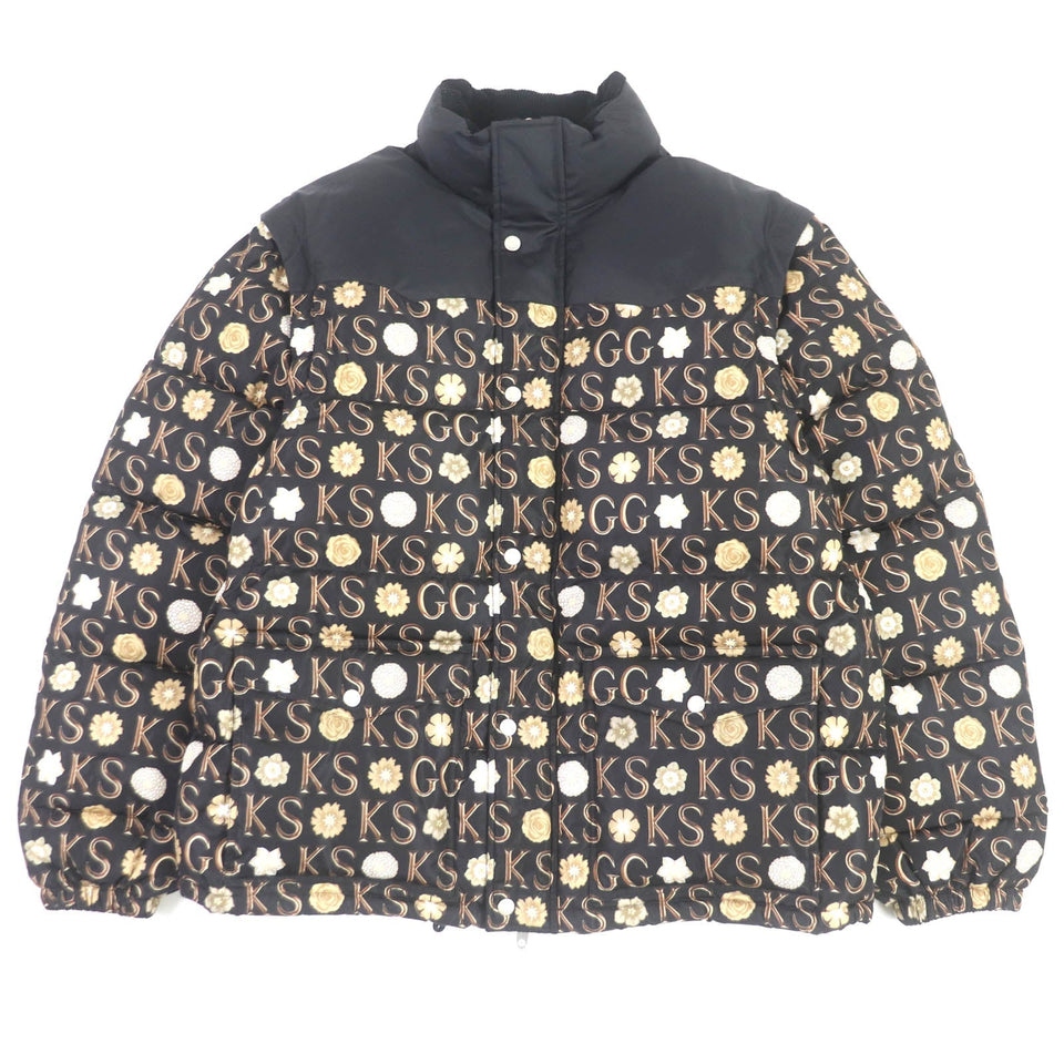 Gucci Down jacket 644381 Main: 100% nylon, Filling: 80% down, Filling: 20% feather, Part: 100% cotton, Part: 100% polyester black mens 48
