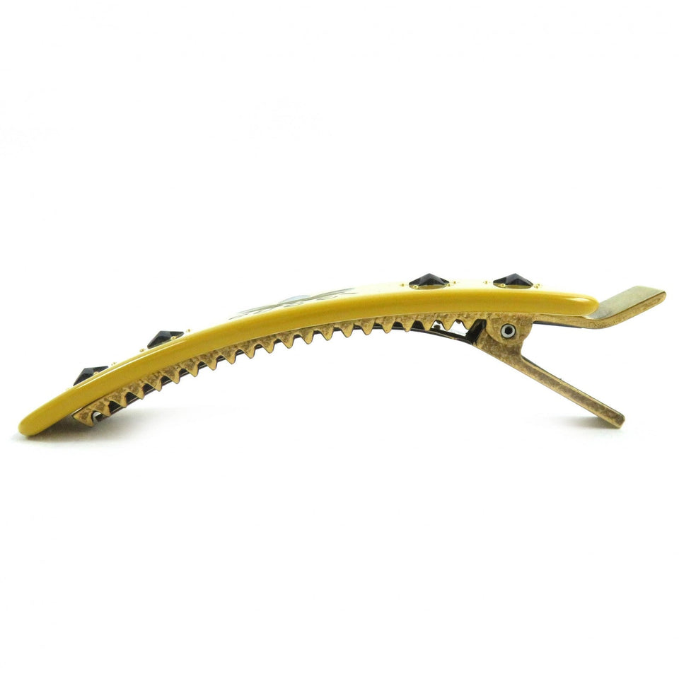 Gucci hair accessory 702940 plastic Yellow black Women