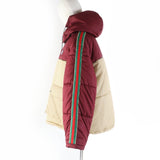 Gucci Jacket 663279 Main: 100% nylon, Filling: 100% polyester, Part: 100% polyester, Lining: 100% nylon Bordeaux Beige Women 42