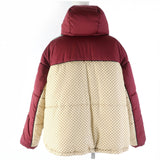 Gucci Jacket 663279 Main: 100% nylon, Filling: 100% polyester, Part: 100% polyester, Lining: 100% nylon Bordeaux Beige Women 42