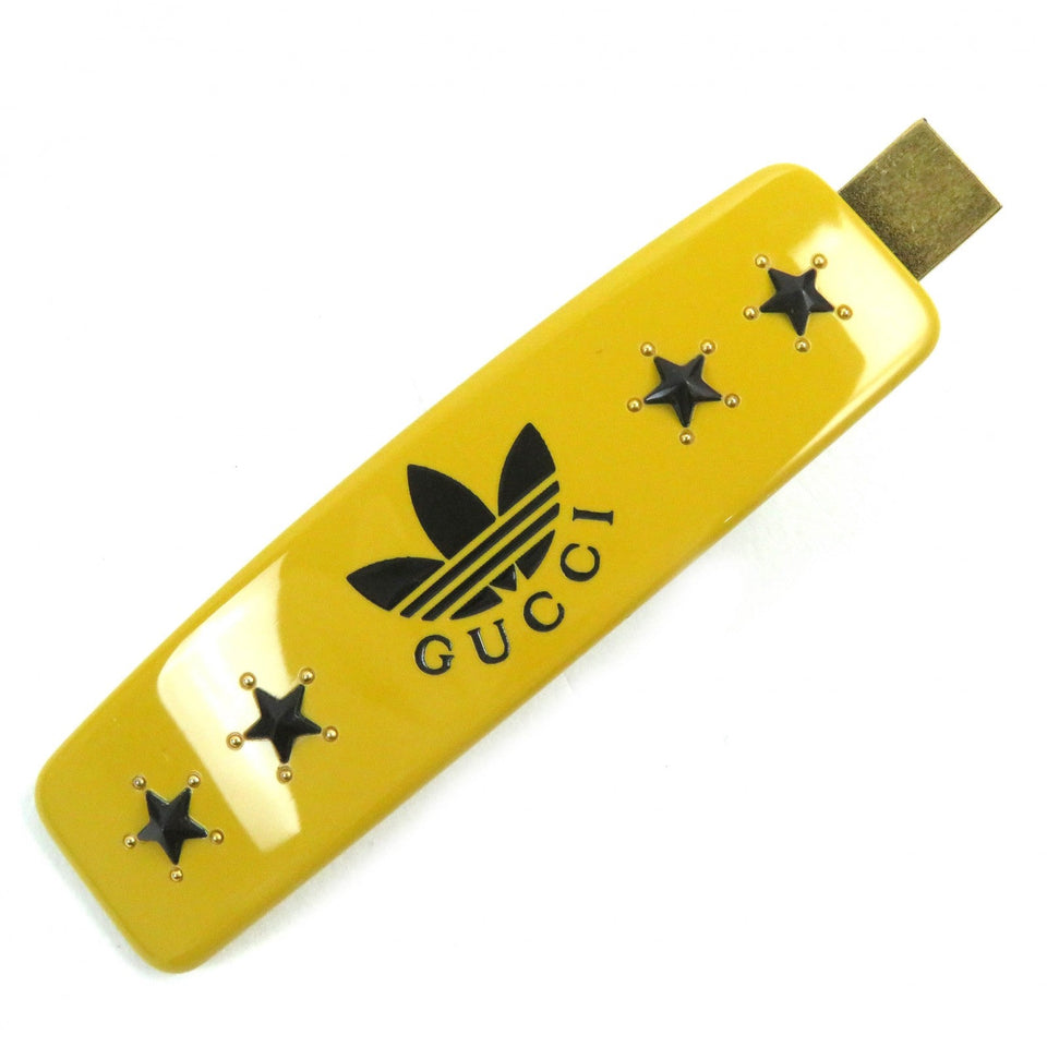 Gucci hair accessory 702940 plastic Yellow black Women