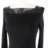 Gucci one piece 364339 Outer: 100% rayon, Lining: 100% rayon, Leather part: Sheepskin black Women XS