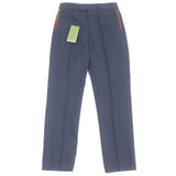 Gucci slacks 668588 Outer: 100% cotton, Lining: 100% cupra, Part: 46% acrylic, 46% wool, 8% polyester, Part: 100% cowhide Navy mens 46