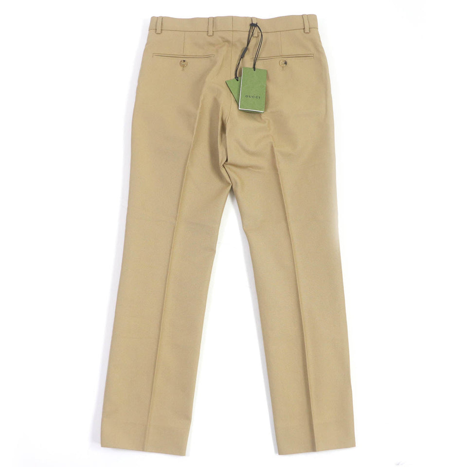 Gucci Chino pants 720965 Outer: 100% cotton, Lining: 100% cupra beige mens 44