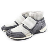 Chanel COCO Mark Knit Sneakers Gray 37.5