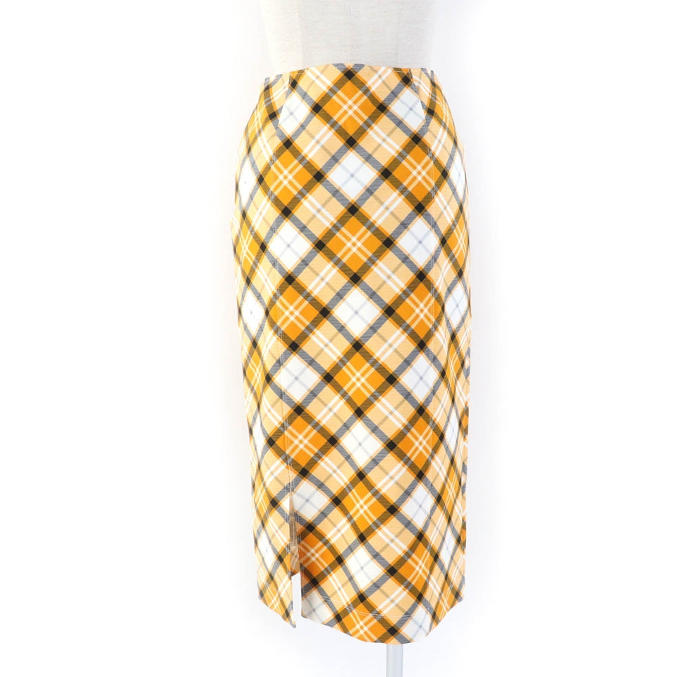 Burberry Tight Skirt 8037437 Main: 93% rayon, Main: 7% elastane Orange type Women 36