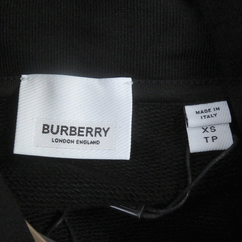 Burberry Hoodie 8040787 Main: 100% cotton, Part: 99% cotton, Part: 1% elastane (polyurethane) black mens XS