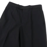 Gucci Pants Main: 95% wool, Main: 5% polyurethane, Lining: 100% rayon, Part: leather black Women 38