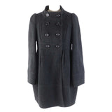 Burberry BLUE LABEL coat FNF04-860-08 Main: 90% wool, Main: 10% nylon Charcoal gray Women 38