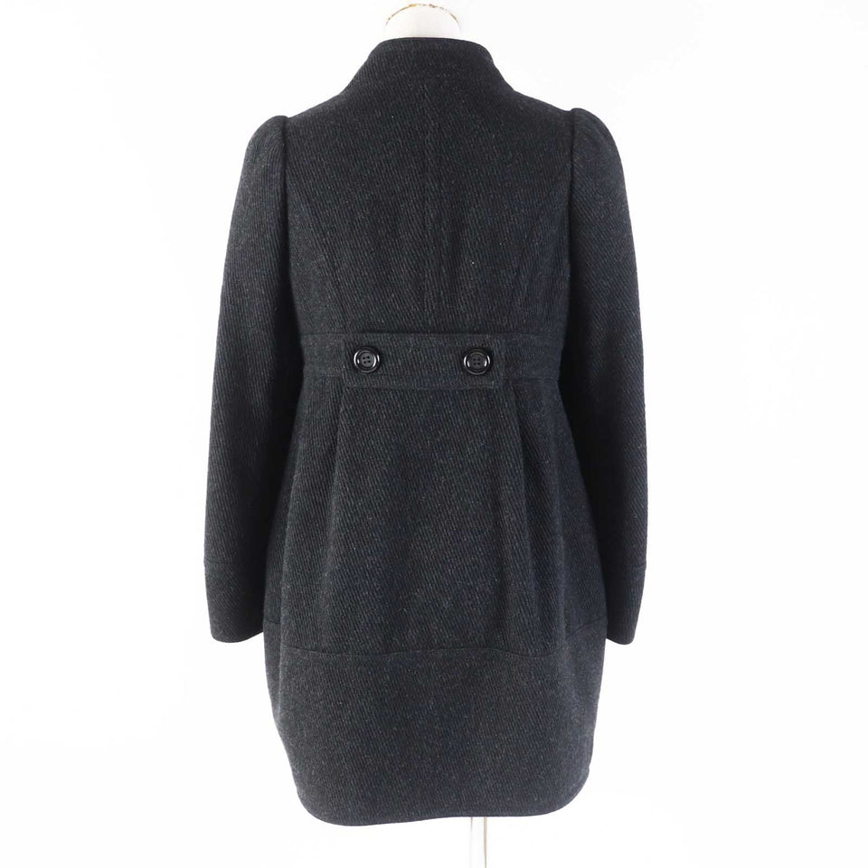 Burberry BLUE LABEL coat FNF04-860-08 Main: 90% wool, Main: 10% nylon Charcoal gray Women 38