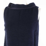 Gucci one piece 652725 Main: 90% wool, Main: 10% nylon, Part: 49% acetate, Part: 45% acrylic, Part: 6% polyester, Lining: 73% acetate, 27% silk Navy Women 36
