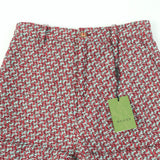 Gucci Shorts 691396 Main: 63% cotton, Main: 37% nylon, Lining: 100% rayon Red Green type Women 42