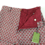Gucci Shorts 691396 Main: 63% cotton, Main: 37% nylon, Lining: 100% rayon Red Green type Women 42