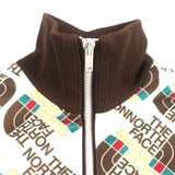 Gucci Track jacket 651321 Outer: 55% polyester, Outer: 45% cotton, Lining: 100% polyester, Part: 93% polyester, Part: 5% nylon, : 2% polyurethane Brown white mens XS
