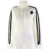 Gucci knit 713023 Outer: 67% mohair, Outer: 28% nylon, Outer: 5% wool, Part: 63% mohair, Part: 29% nylon, : 7% wool, 1% polyurethane Embroidery: 67% mohair, 28% nylon, 5% wool Inner: 75% acetate, 25% silk white Women XS